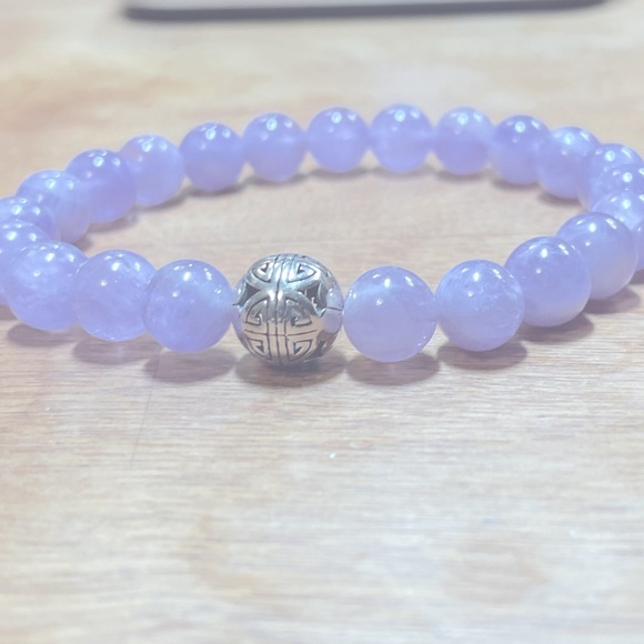 Semi-precious Light Amethyst Gemstones w/ 925 Sterling Silver - Picture 2 of 4